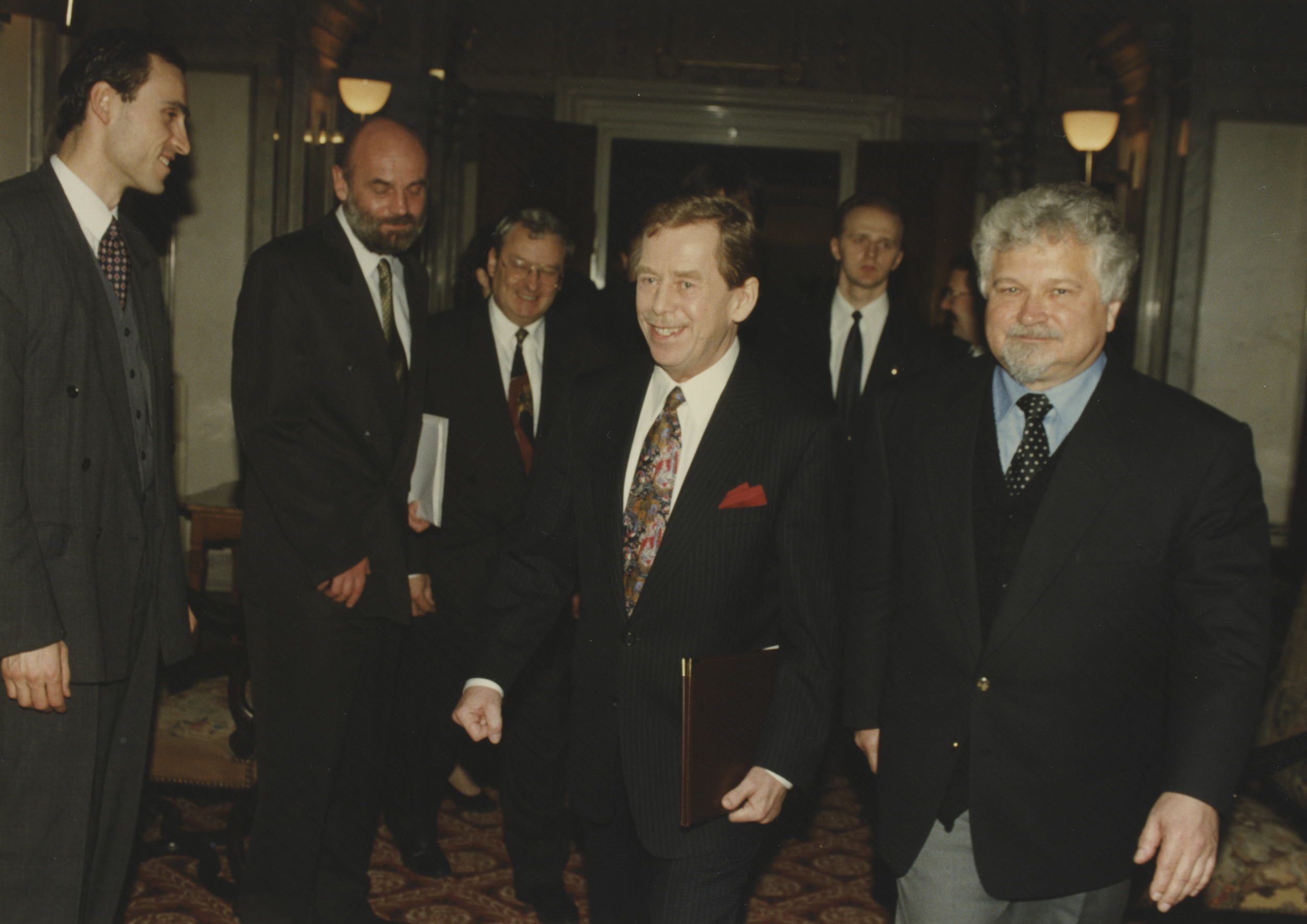 1997-03-05 Prezident republiky Václav Havel v Senátu