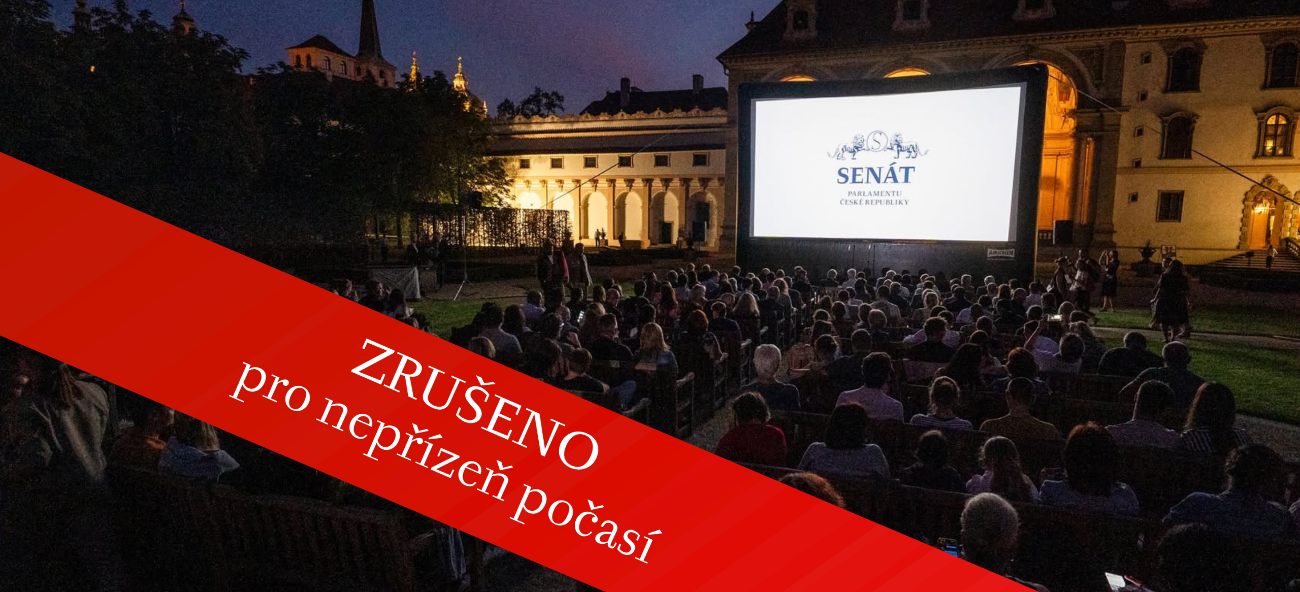 Promítání zrušeno 18.8.2026